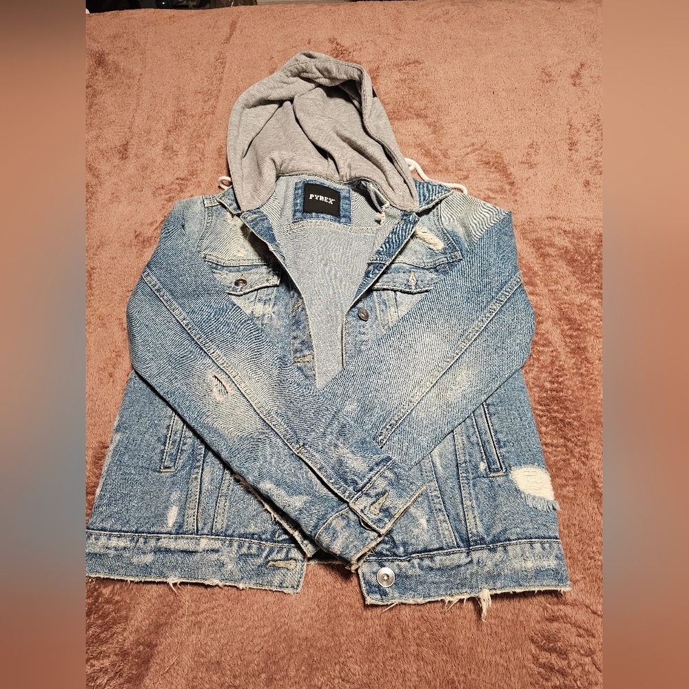 Pyrex Distressed Jean Jacket - Picture 13 of 14
